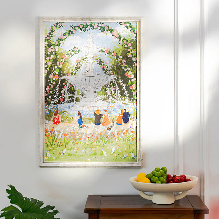 ROLIFE Afternoon Fountain 1000 Piece Jigsaw Puzzle PT001若来拼图1000片 春日喷泉