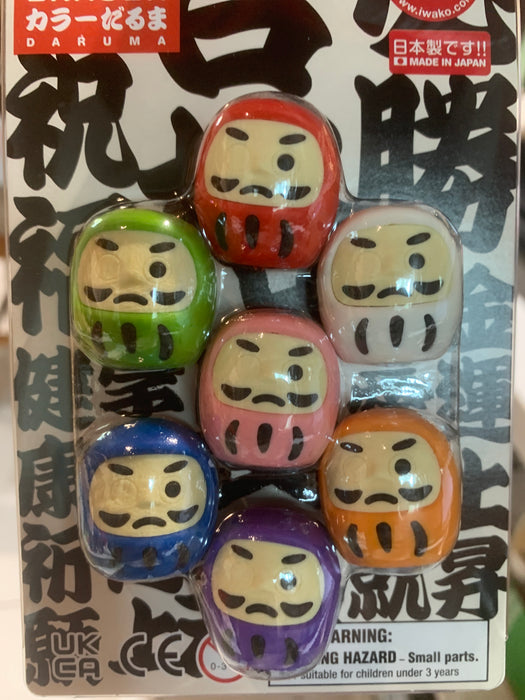 lwako daruma eraser card set