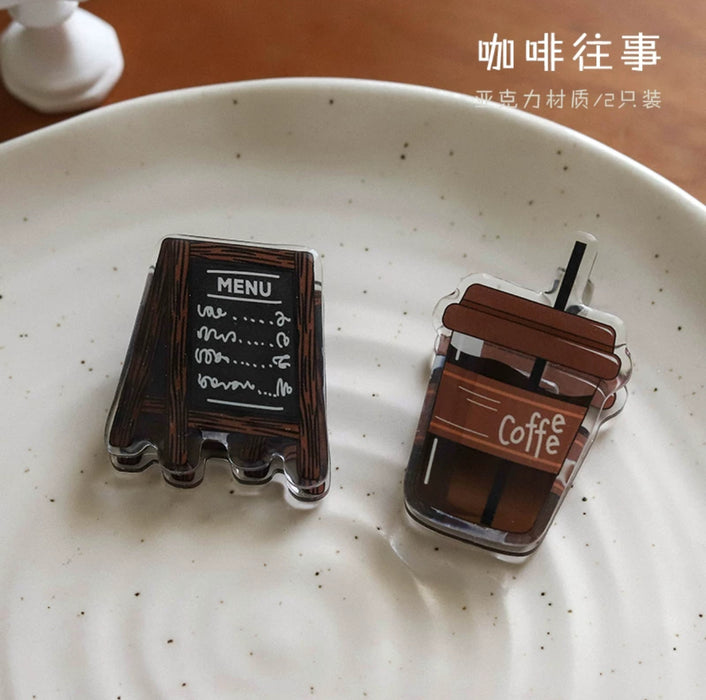 Artistic Note Clip 咖啡旧时光 便签夹 咖啡往事