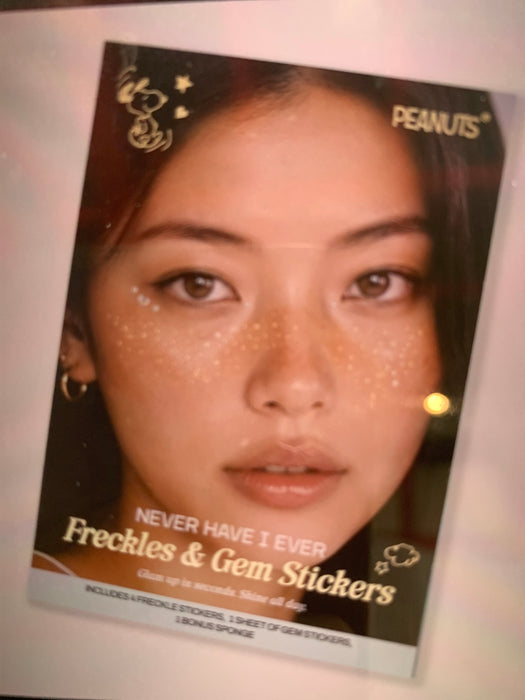 peanuts freckles gem stickers