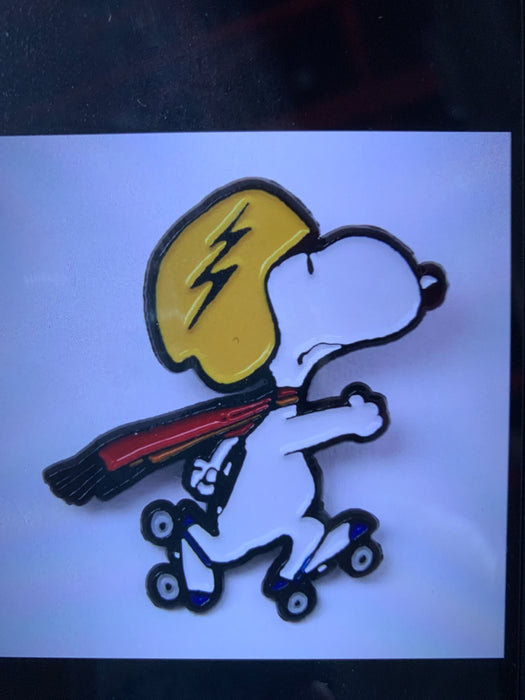 peanuts lifestyle pin roller derby