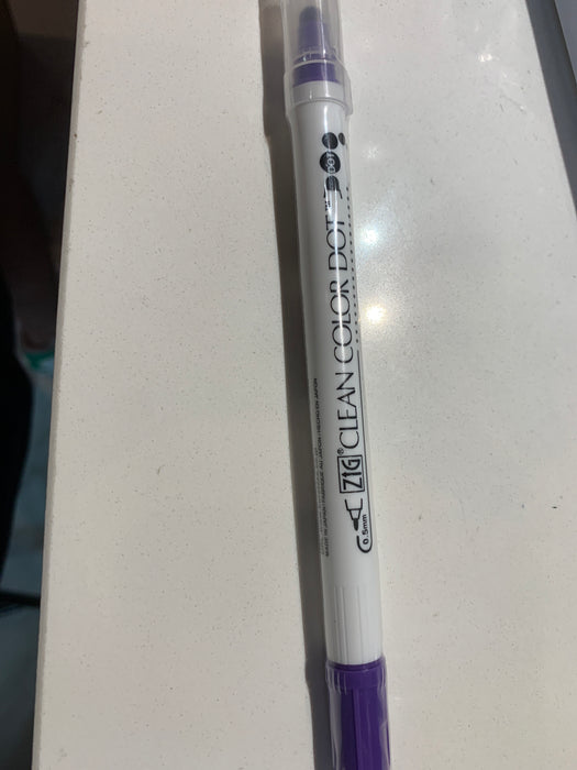 Kuretake ZIG Clean Color Dot Double-Sided Marker - Violet 080