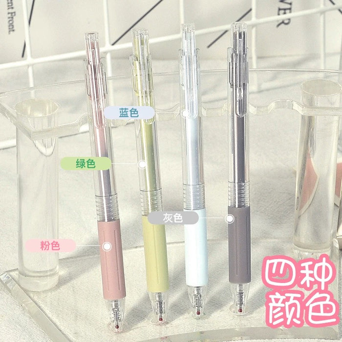 WQN W-3039 Gel Pen 0.5mm Black 顺滑速干刷题笔 0.5mm black 笔杆颜色随机