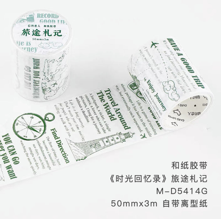 CardLover Decorative Washi Tape 信的恋人 和纸胶带 时光回忆录 旅途札记