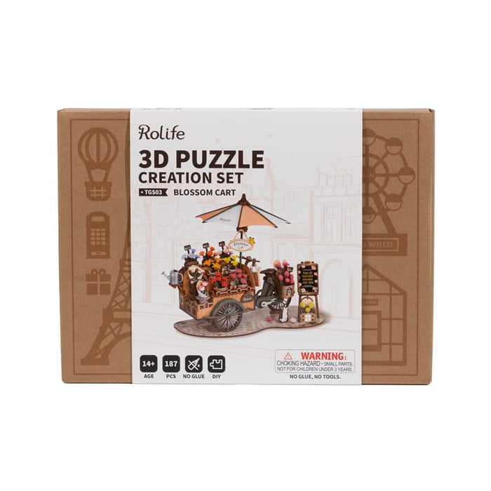 ROLIFE Blossom Cart TGS03 若来DIT手工拼装模型 繁华满车