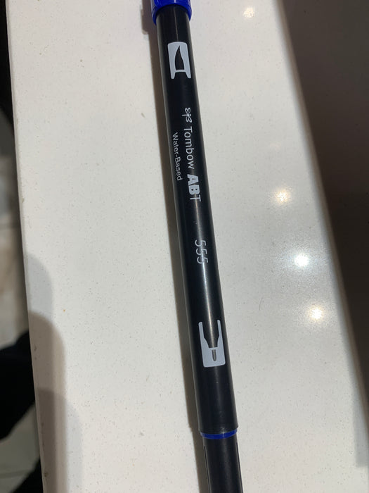 Tombow ABT 555 Dual Brush Pen - Ultramarine