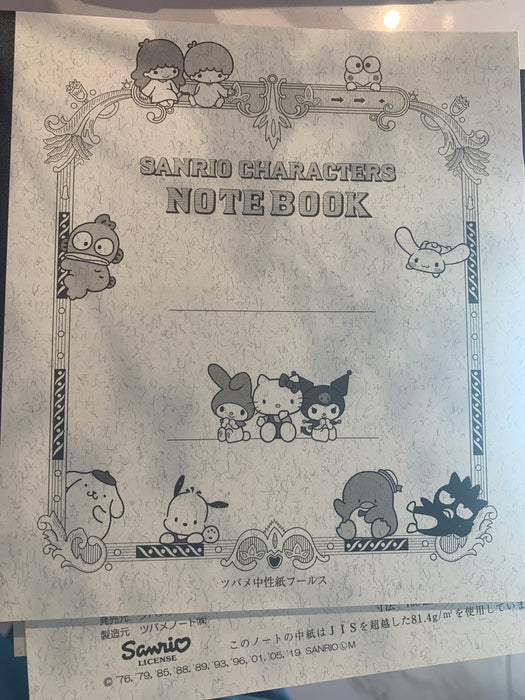 TSUBAME Sanrio Characters Notebook 日本TSUBAME燕子牌三丽鸥角色记事本