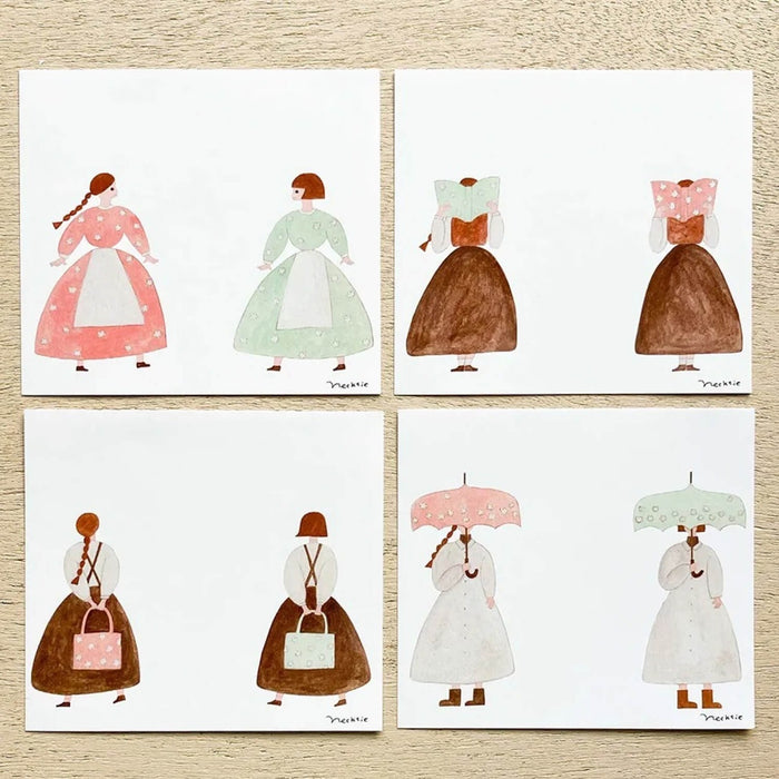 Hyogensha x Illustration Necktie "Friends" Block Memo 表现社 x 插画组合Necktie “Friends” 好友方块便签