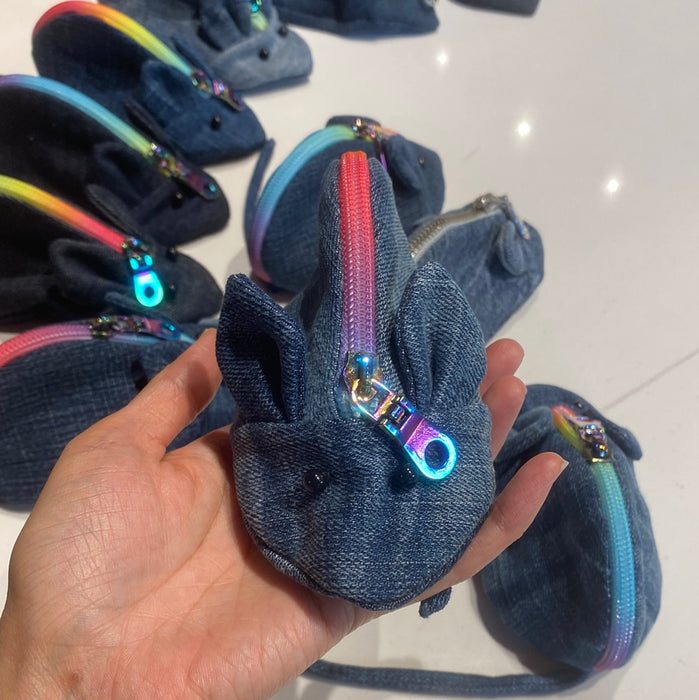 手工布艺小老鼠包包