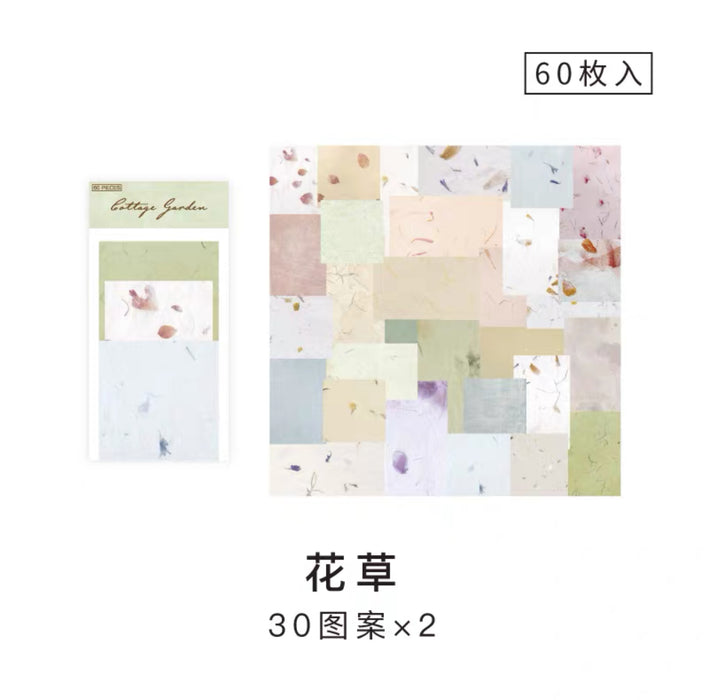 Decoration Stickers 素材纸 村舍花园系列 花草