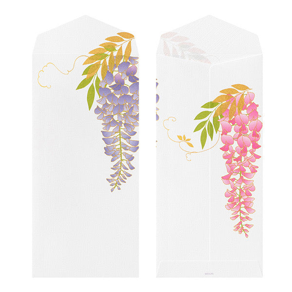 MIDORI Paper Series Envelope - Silk Wisteria 日本MIDORI纸系列 信封 丝绸质感 紫藤纹样