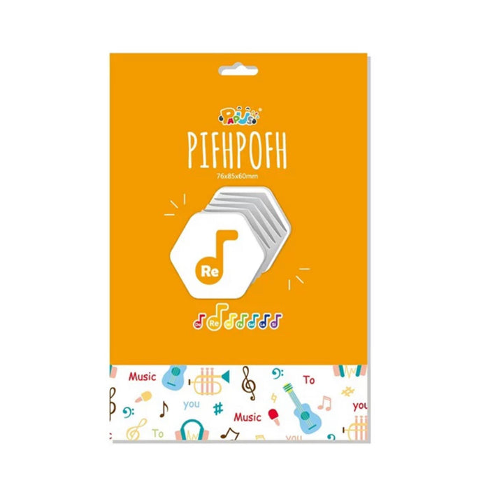 PAPUS PIFHPOFH DIY Origami Pack - Re 会发声的玩具 纸艺自制六边形手风琴PIFHPOFH演奏乐器材料包 RE