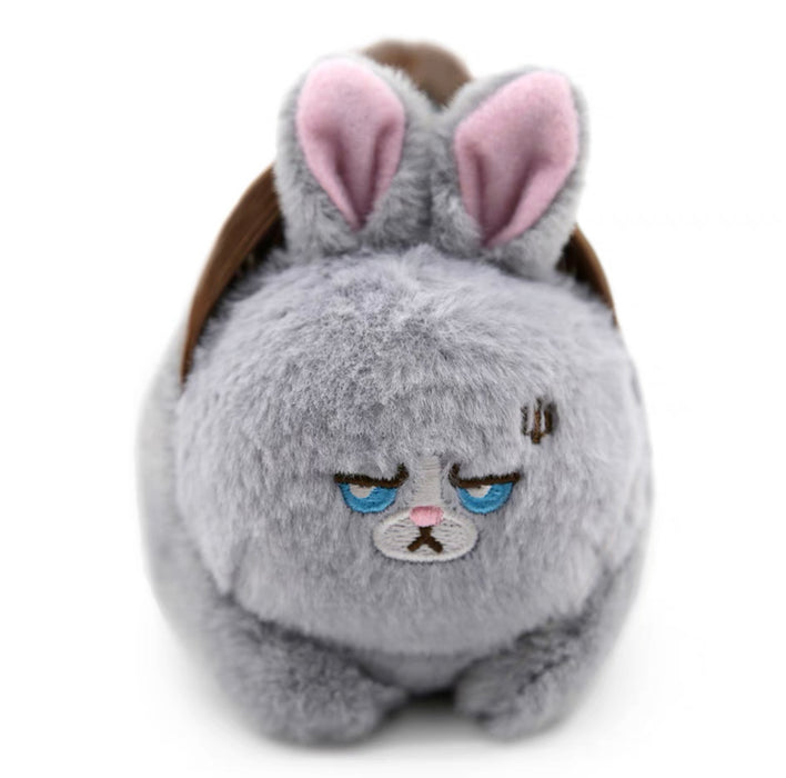 Plushy Cat Toy 臭屁宝宝假发发声毛绒玩具（颜色随机）