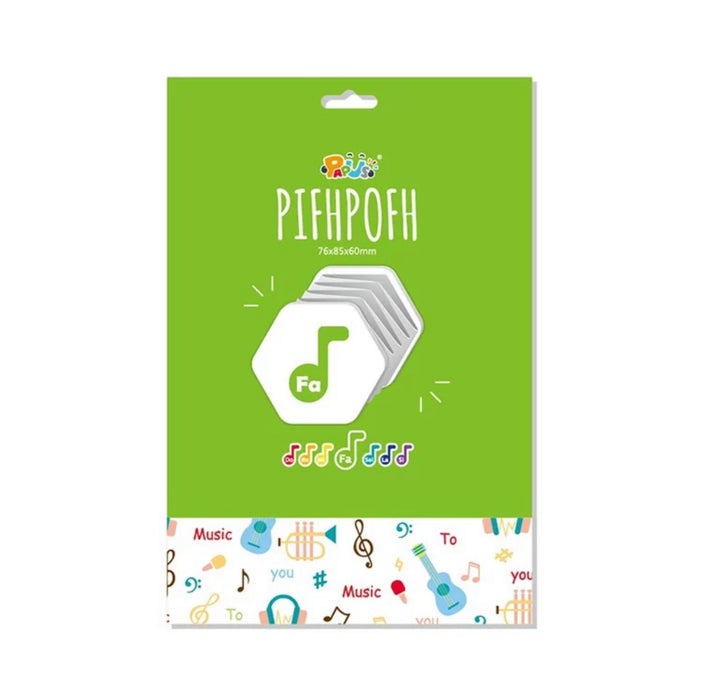 PAPUS PIFHPOFH DIY Origami Pack - Fa 会发声的玩具 纸艺自制六边形手风琴PIFHPOFH演奏乐器材料包 FA