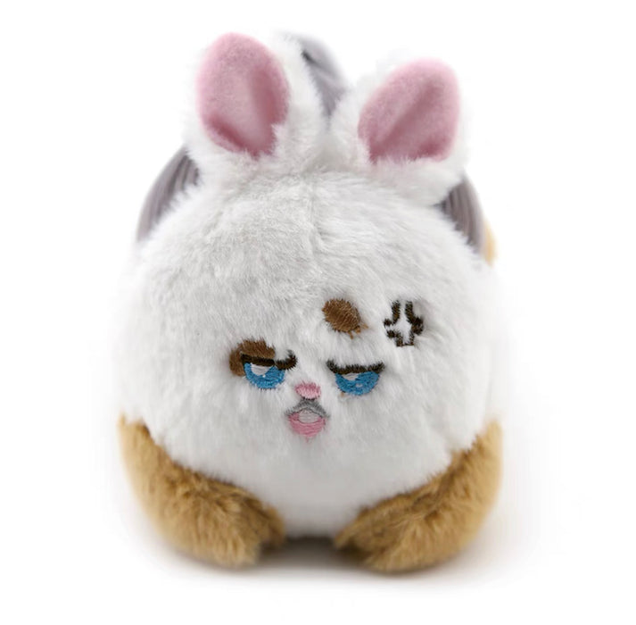 Plushy Cat Toy 臭屁宝宝假发发声毛绒玩具（颜色随机）
