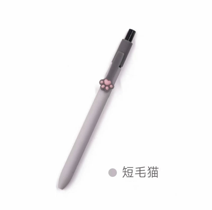 ZENNYTH Cat Paw Gel Ink Pen - 0.5mm Black Ink 赞仕猫爪造型中性笔 0.5mm黑色