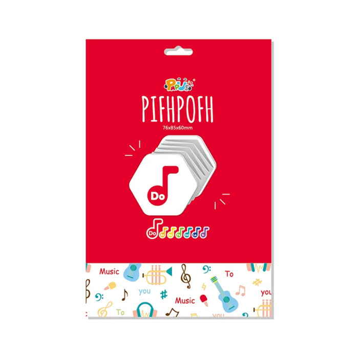 PAPUS PIFHPOFH DIY Origami Pack - Do 会发声的玩具 纸艺自制六边形手风琴PIFHPOFH演奏乐器材料包 DO