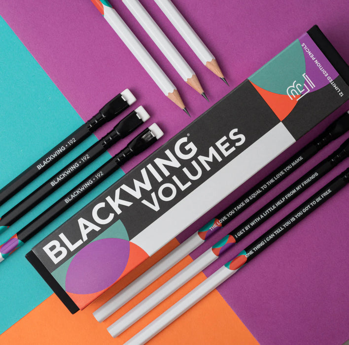Blackwing Volume 192 - The Lennon & Mccartney Pencil (Set of 12) 黑翼Volume 192限定铅笔套装（12支）约翰·列侬和保罗·麦卡特尼