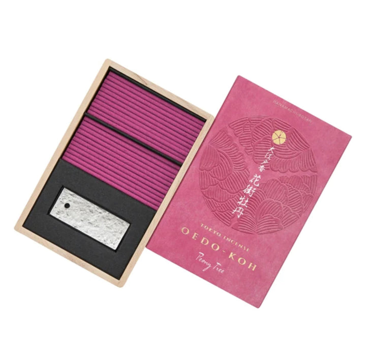 Nippon Kodo Incense ：OEDO-KOH - Peony Tree 日本香堂线香 大江户香 花街牡丹