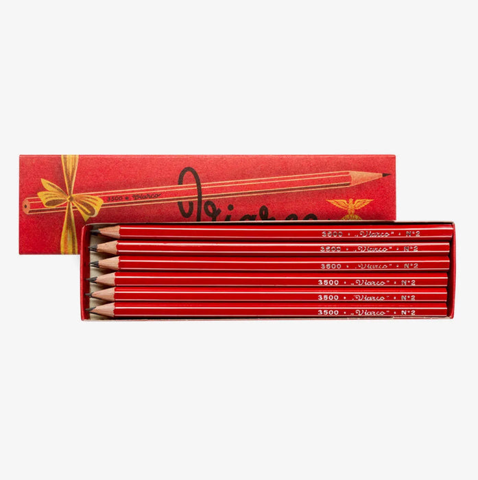 VIARCO : VINTAGE PENCIL : RED BOX : PACK OF 12 HB GRVHR3500葡萄牙VIARCO复古铅笔12支红色盒装