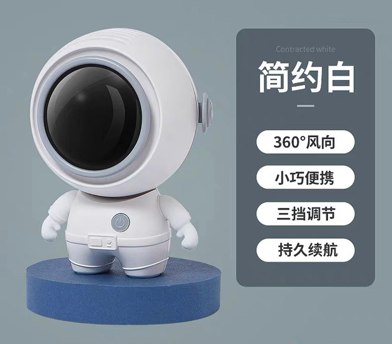 Astronaut Mini Electronic Fan - Black 太空人挂脖风扇 黑