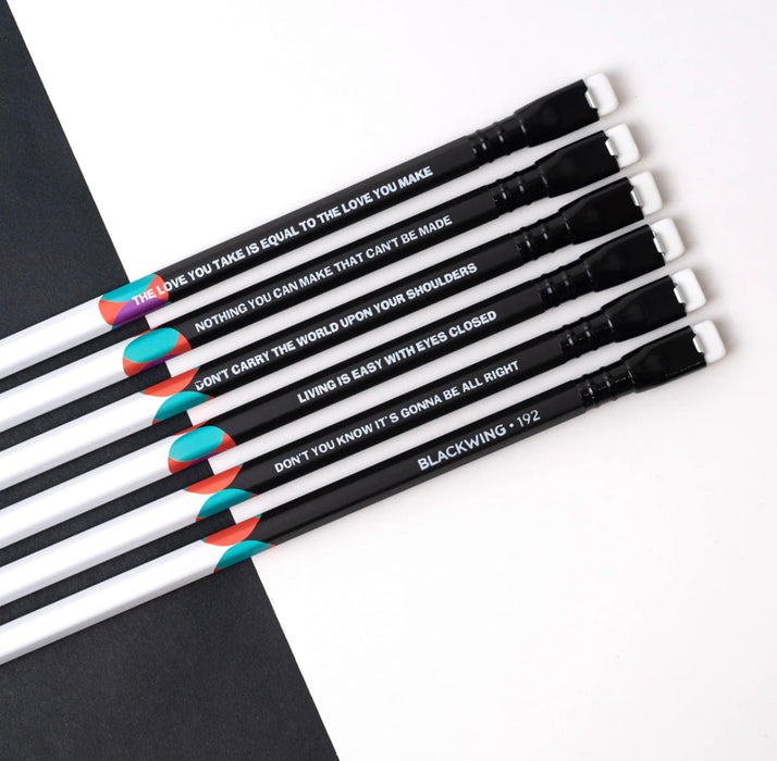 Blackwing Volume 192 - The Lennon & Mccartney Pencil (Set of 12) 黑翼Volume 192限定铅笔套装（12支）约翰·列侬和保罗·麦卡特尼