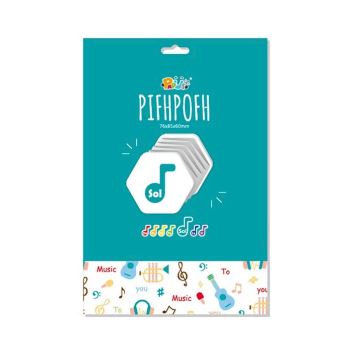 PAPUS PIFHPOFH DIY Origami Pack - Sol 会发声的玩具 纸艺自制六边形手风琴PIFHPOFH演奏乐器材料包 Sol