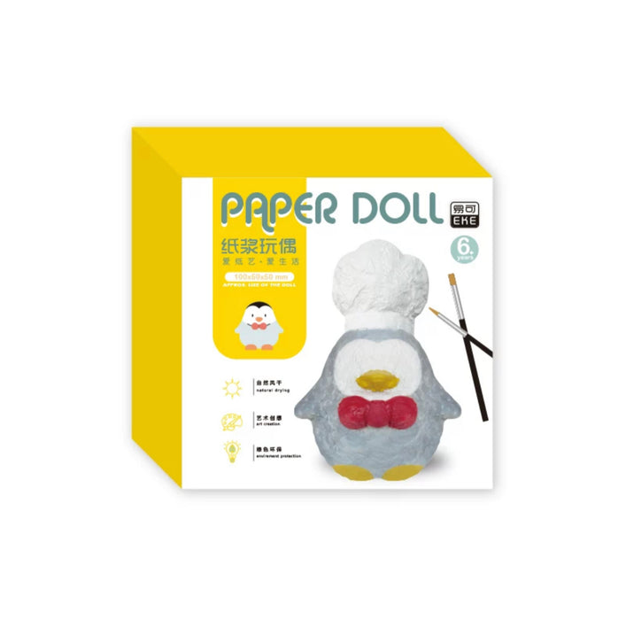 PAPUS Paper Doll Craft Kit - Goose 纸浆玩偶 呆鹅君