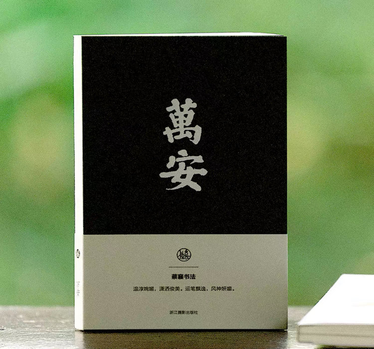 Chinese Calligraphy & Painting Notebook 中国书法绘画 万安 蔡襄书画笔记本