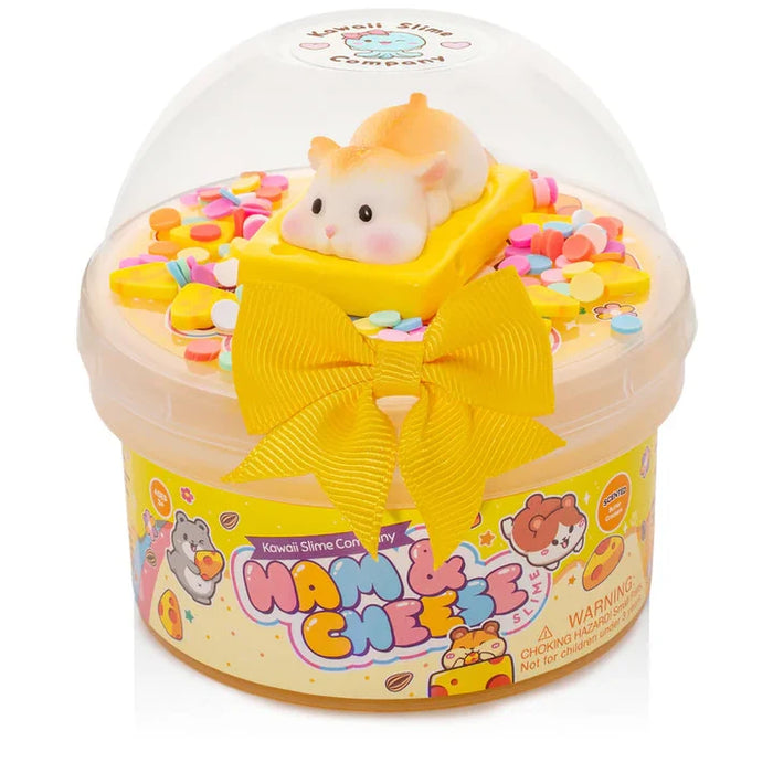 Ham & Cheese Glossy Signature Dome Slime火腿芝士亮面限定圆顶史莱姆
