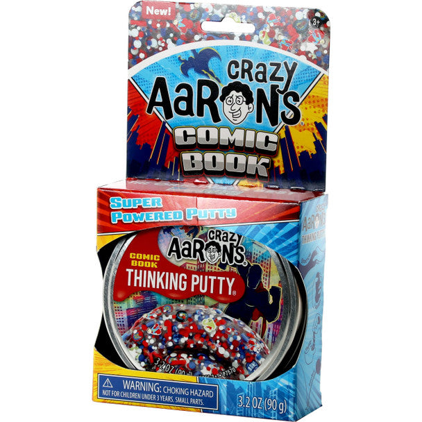 Crazy Aaron's Thinking Putty - Comic Book 美国Crazy Aaron‘s疯狂亚伦彩泥黏土解压软胶玩具