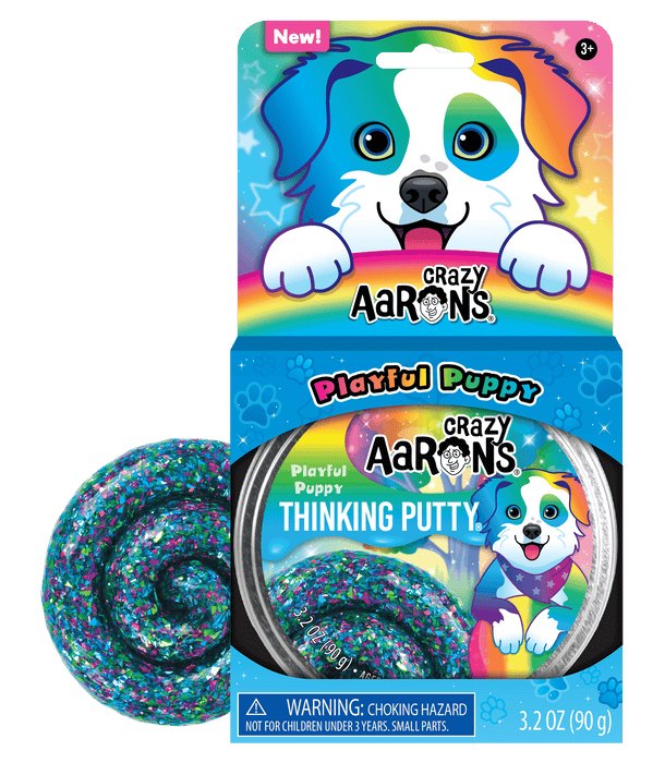 Crazy Aaron's Thinking Putty - Playful Pupp 美国Crazy Aaron‘s疯狂亚伦彩泥黏土解压软胶玩具