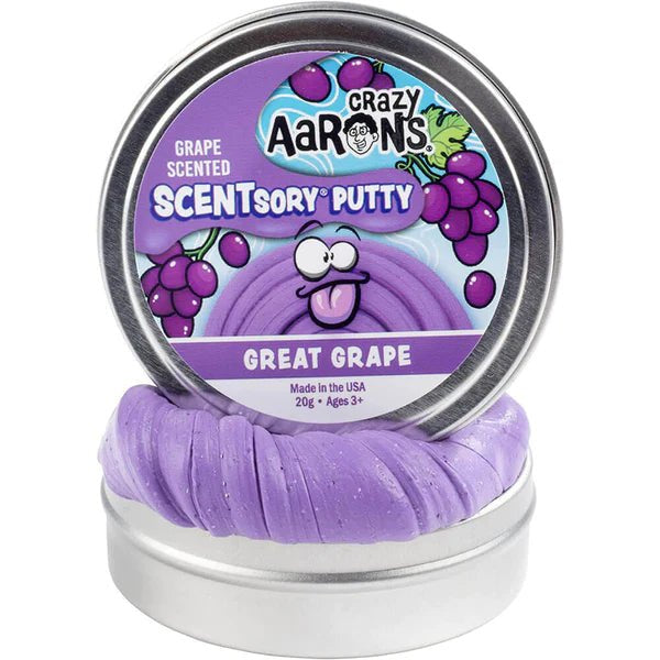Crazy Aaron's SCENTsory Putty - Great Grape 美国Crazy Aaron‘s疯狂亚伦彩泥黏土解压软胶玩具
