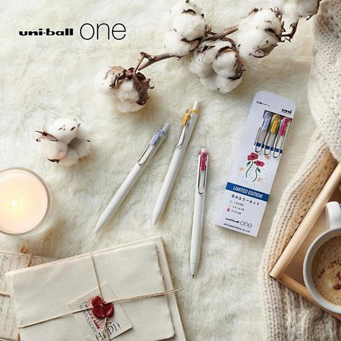 Uni-Ball One AUTUMN SET Modern Limited Edition 0.38 Color Gel Pen Set 日本三菱UNI-BALL秋季限定中性笔礼盒 0.38mm