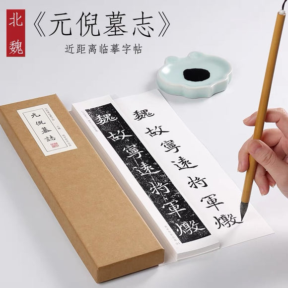 近距离字卡：元倪墓志