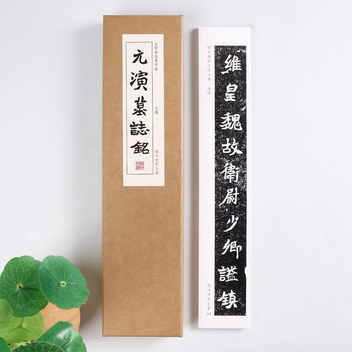 近距离字卡：元演墓志铭