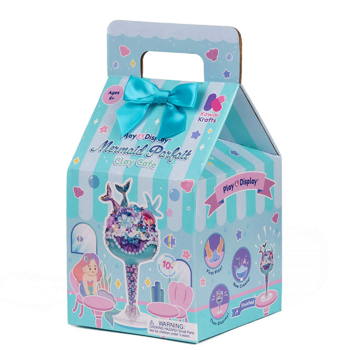 Play & Display Mermaid Parfait Clay Cafe Kit 梦幻美人鱼甜品屋黏土手工坊套装
