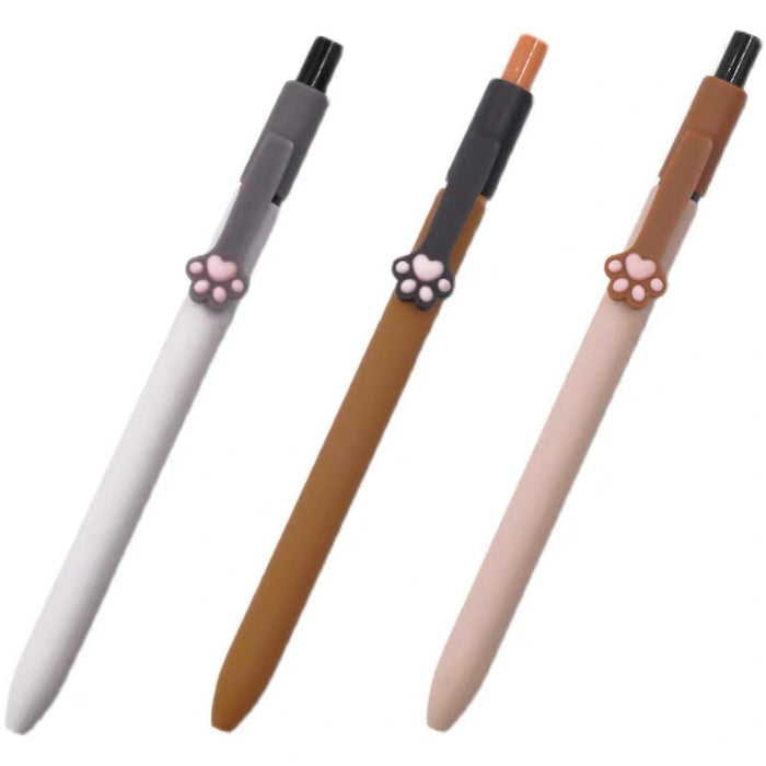 ZENNYTH Cat Paw Gel Ink Pen - 0.5mm Black Ink 赞仕猫爪造型中性笔 0.5mm黑色