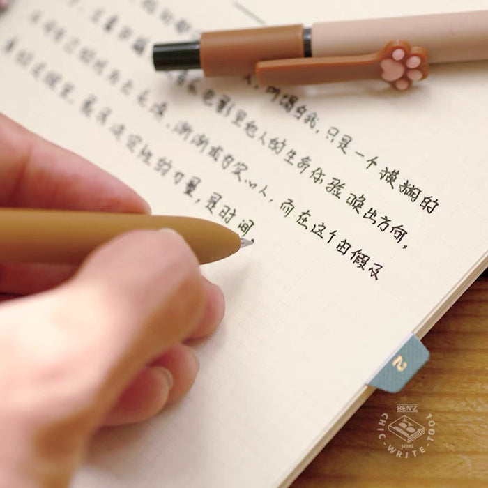 ZENNYTH Cat Paw Gel Ink Pen - 0.5mm Black Ink 赞仕猫爪造型中性笔 0.5mm黑色