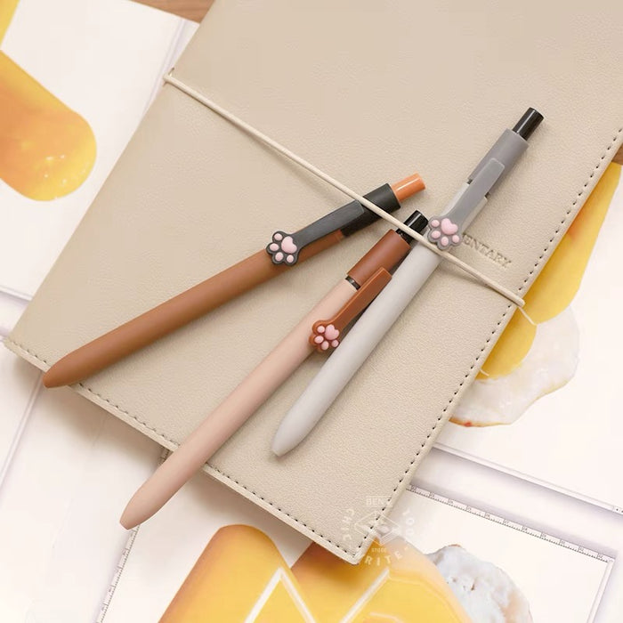 ZENNYTH Cat Paw Gel Ink Pen - 0.5mm Black Ink 赞仕猫爪造型中性笔 0.5mm黑色
