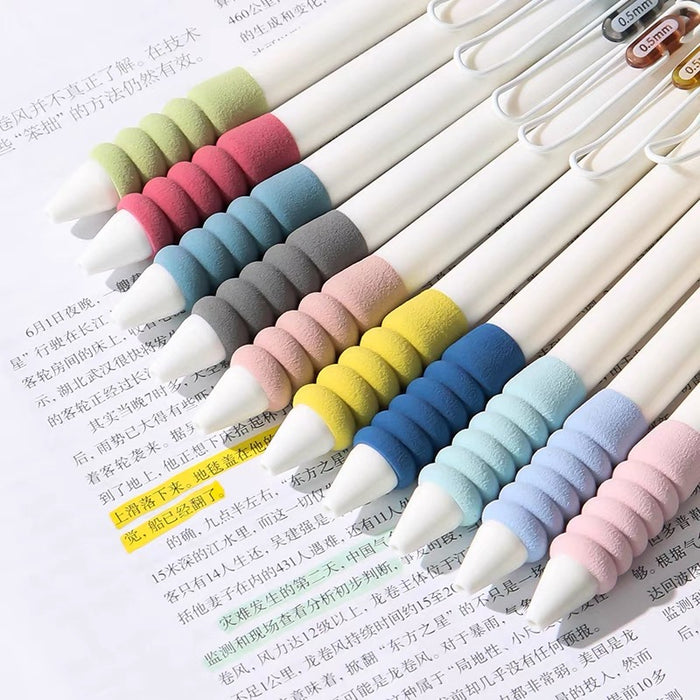 LANGUO Soft Grip Gel Ink Pen Set - 6 pcs 蓝果浮云绵软握手刷题笔 6pcs