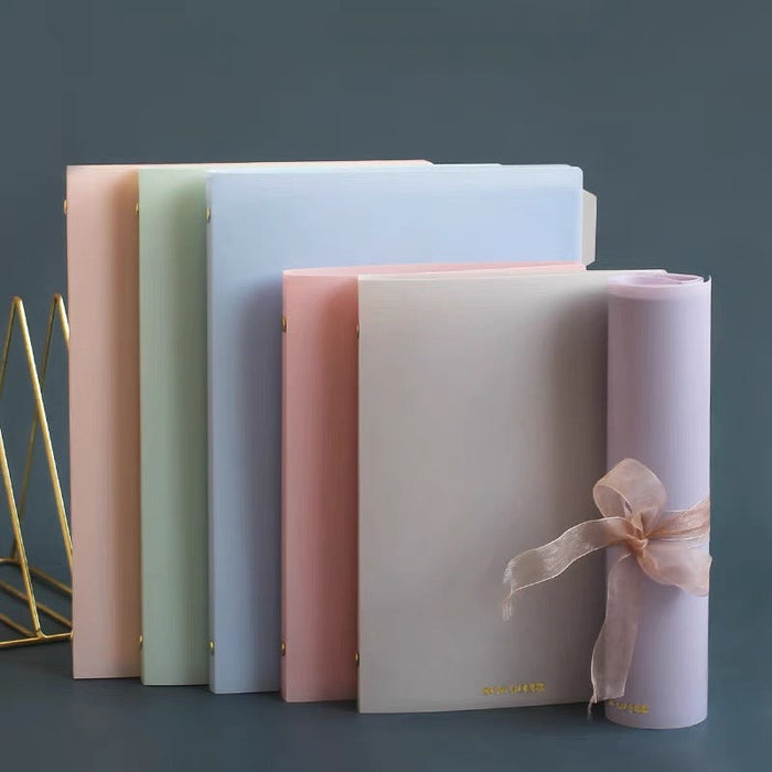 NEJA Morandi Color Loose Leaf Notebook - A5 Random Color 尼家莫兰迪不硌手活页本 A5 颜色随机