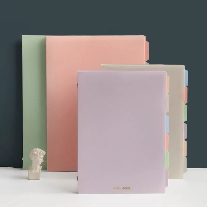 NEJA Morandi Color Loose Leaf Notebook - B5 Random Color 莫兰迪不硌手活页本 B5 颜色随机