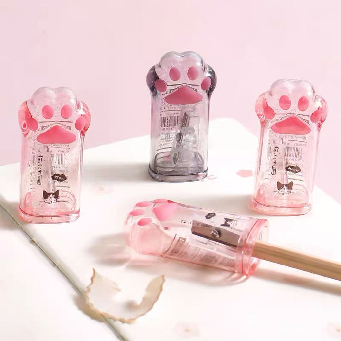 Cat Paw Shape Mini Pencil Sharpener - Pink 猫爪卷笔刀小型迷你 粉色
