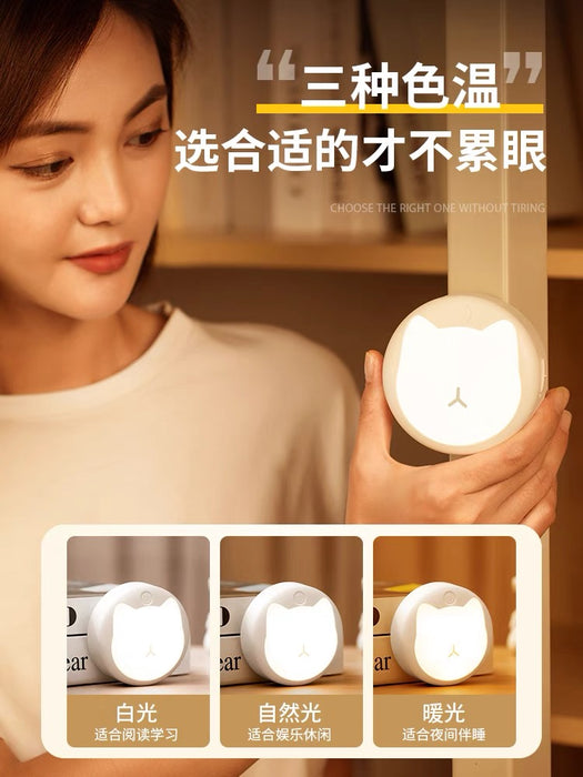 Cat Style Touch-control Nightlight 小夜灯充电式床头 三色光触控款