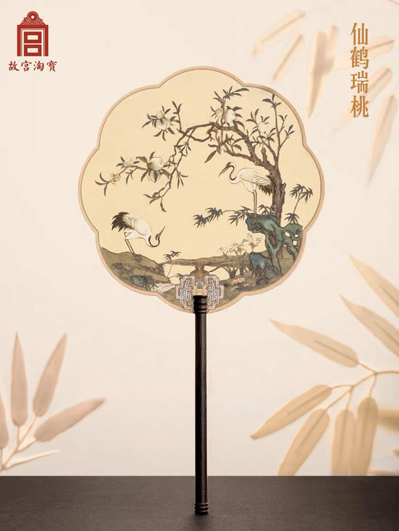 故宫文创 复刻古风汉服团扇 颜色随机