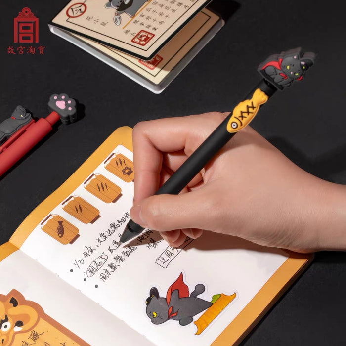 Gift from the Palace Museum：Royal Guard Series Gel Ink Pens 2pcs故宫文创 锦衣卫按动黑色中性笔高颜值可爱