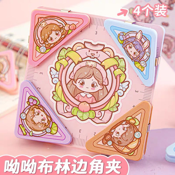 YOYOBULIN Cold Drink Fantasy Series Corner Clip Set - 4pcs 冷饮幻想系列边角夹收纳整理神器