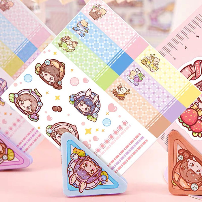 YOYOBULIN Cold Drink Fantasy Series Corner Clip Set - 4pcs 冷饮幻想系列边角夹收纳整理神器