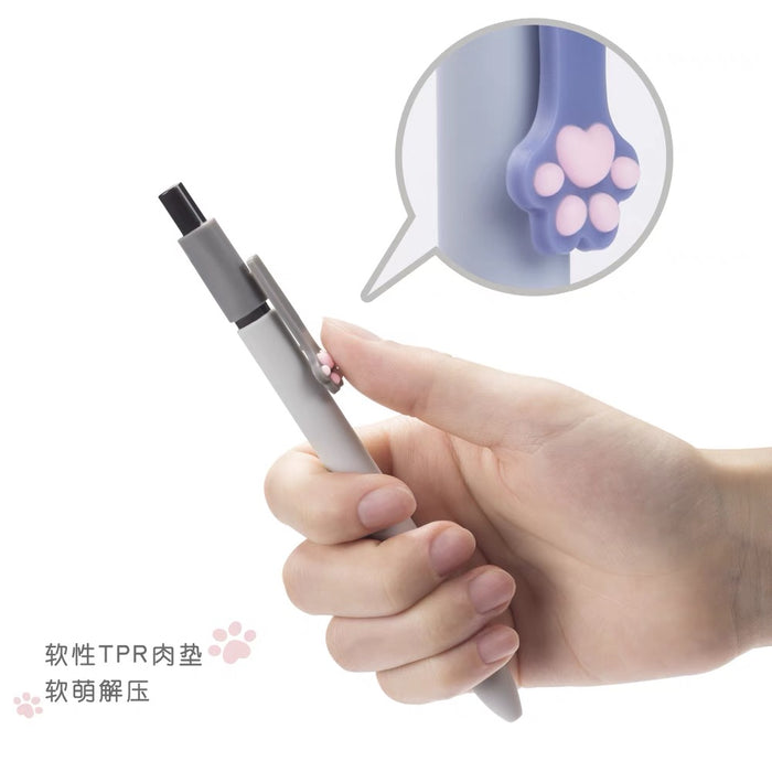 ZENNYTH Cat Paw Series Coco Gel Ink Pen Set 5pcs萌爪 套装 0.5黑色